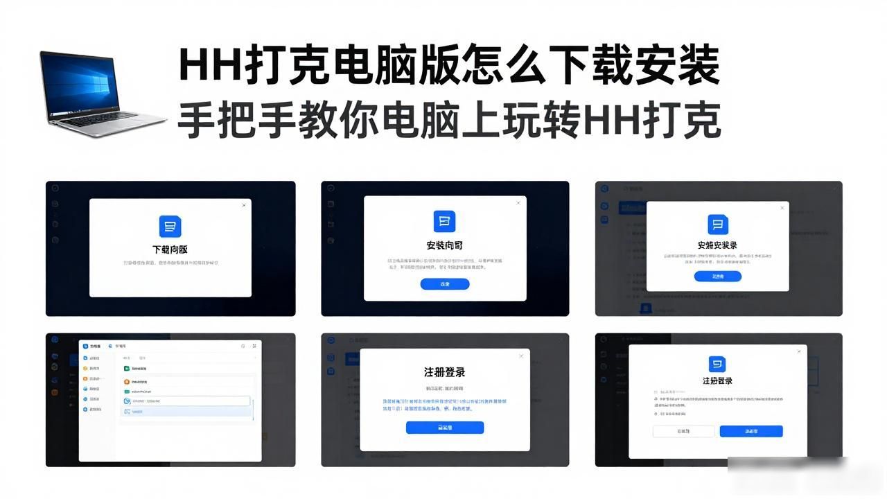 HH扑克电脑版怎么下载安装 手把手教你电脑上玩转HH扑克