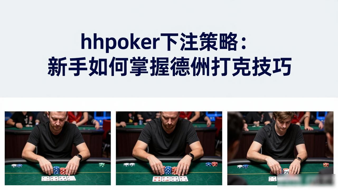 hhpoker下注策略：新手如何掌握德州扑克技巧