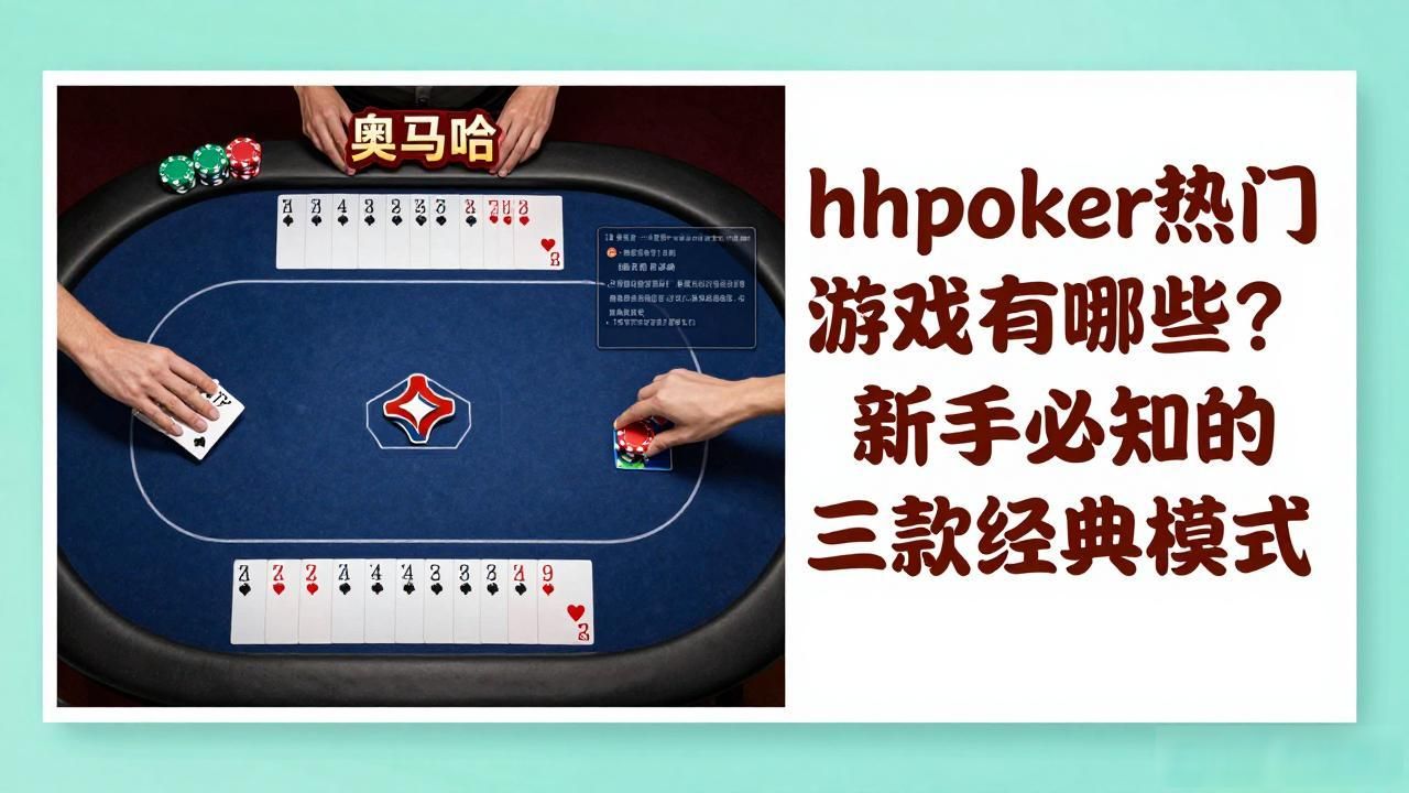 hhpoker热门游戏有哪些？新手必知的三款经典模式