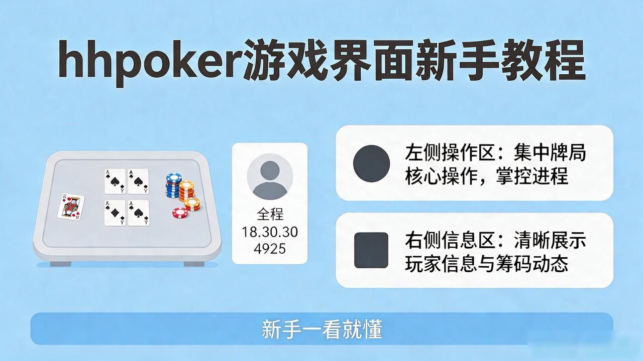 hhpoker游戏界面在哪？新手一看就懂的完整教程