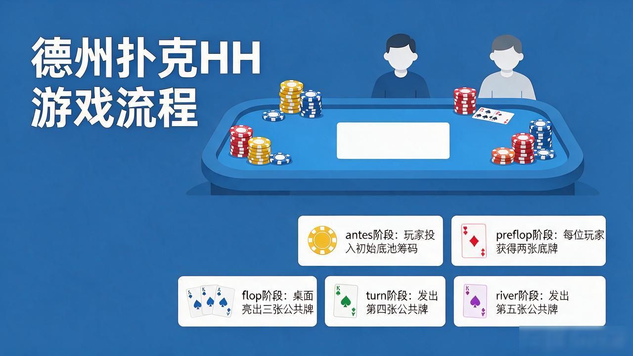 HH扑克怎么玩？从零开始学习德州扑克规则与技巧