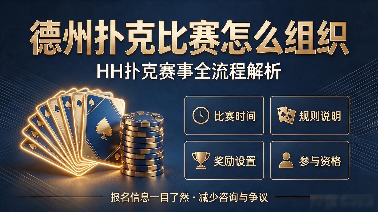 德州扑克比赛怎么组织 HH扑克赛事全流程解析