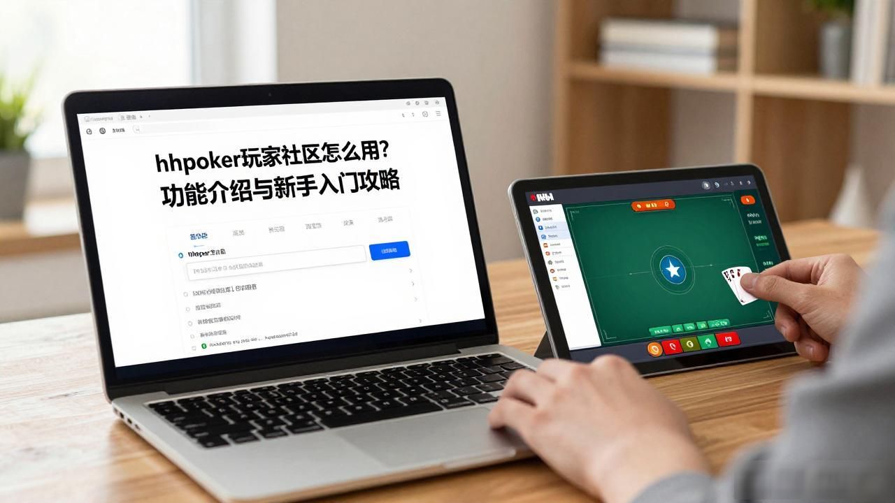 hhpoker玩家社区怎么用？功能介绍与新手入门攻略