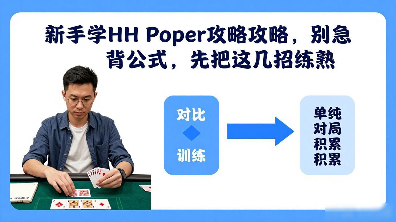 新手学hhpoker游戏技巧,别急着背公式,先把这几招练熟