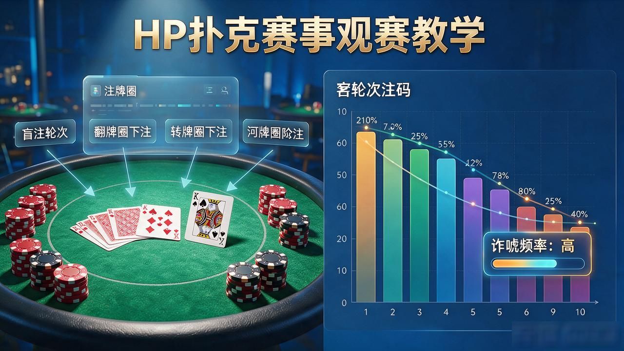 HH扑克赛事直播怎么观赛?新手看比赛学策略实用方法
