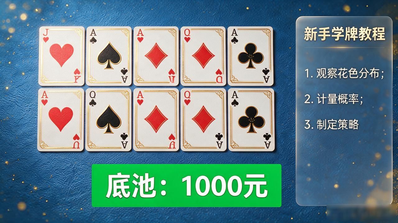 hhpoker画面质量到底好不好？新手学牌看细节够不够清楚