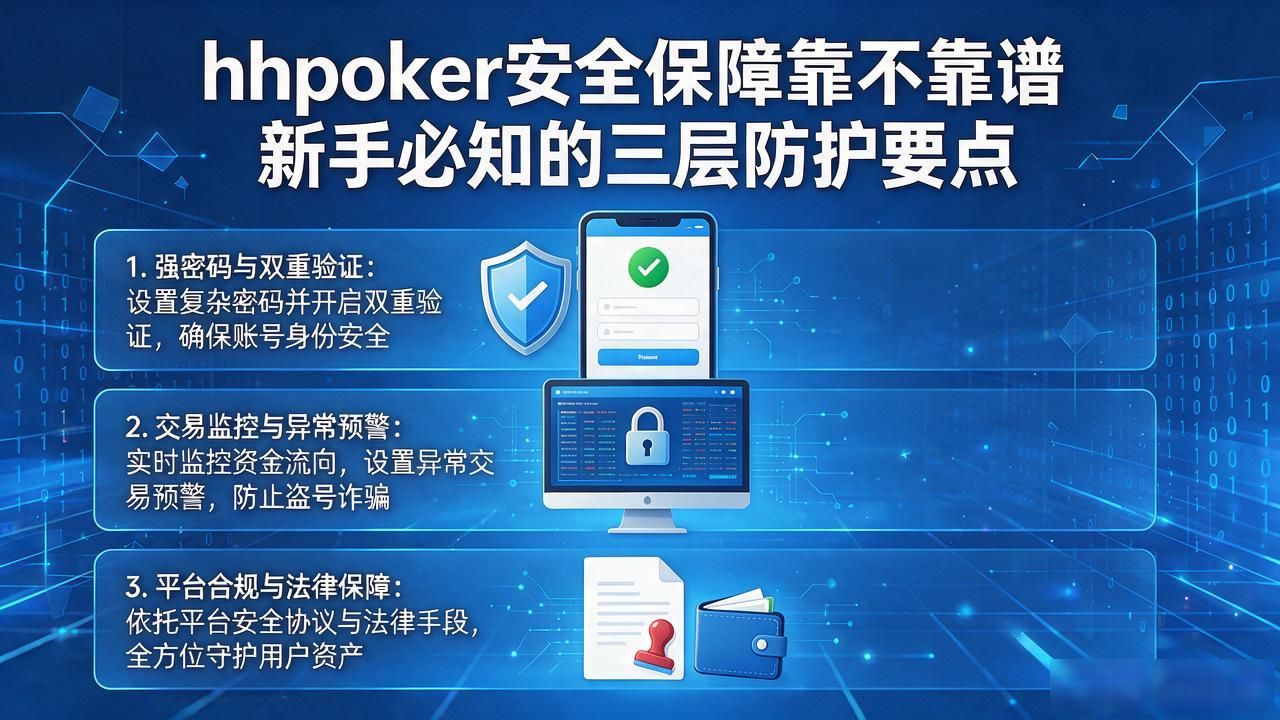 hhpoker安全保障靠不靠谱 新手必知的三层防护要点