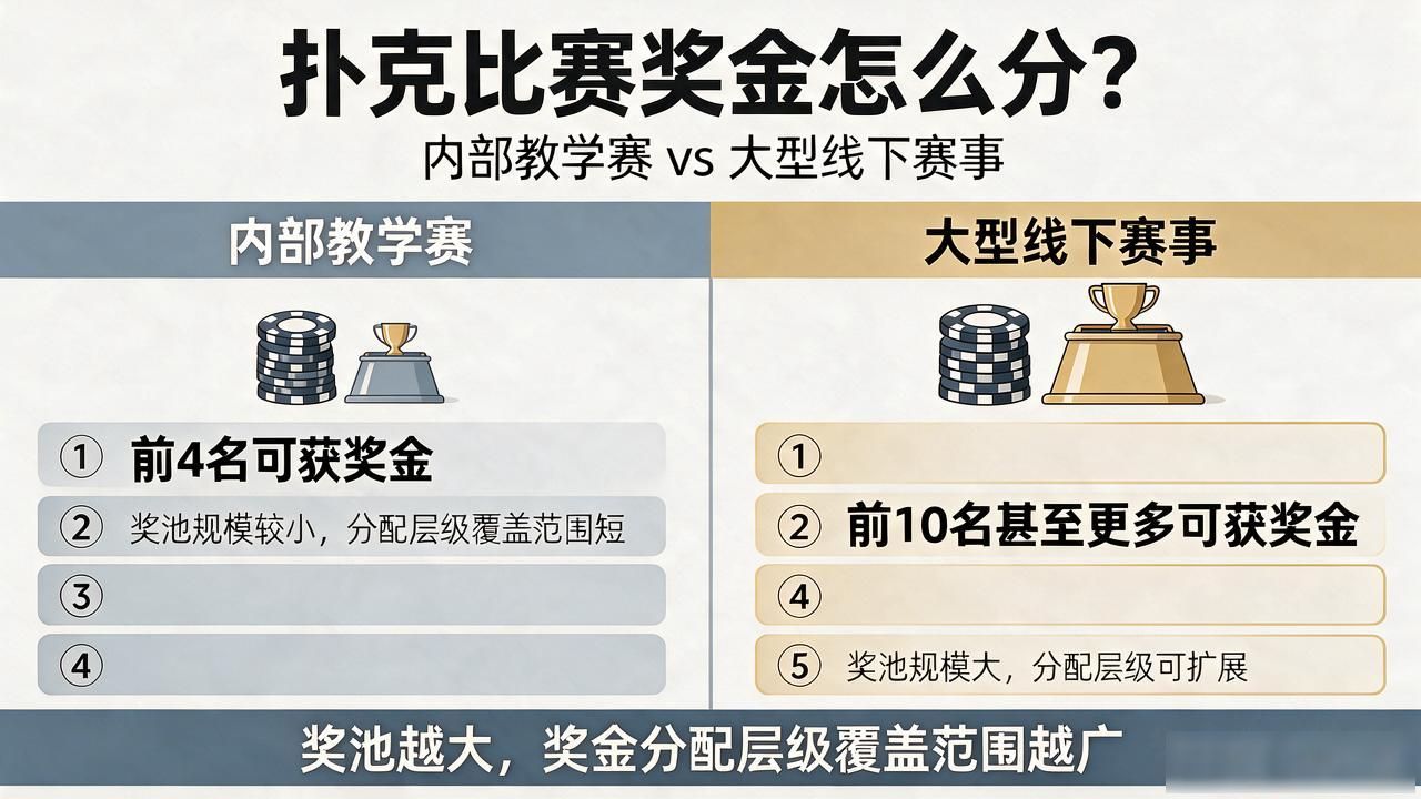 HH扑克比赛奖金怎么分？新手入门一篇帮你搞懂