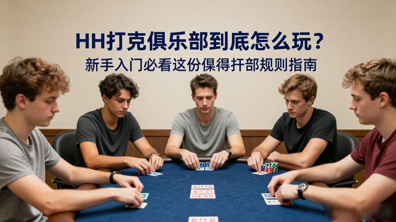 HH扑克俱乐部到底怎么玩？新手入门必看这份德州扑克规则指南