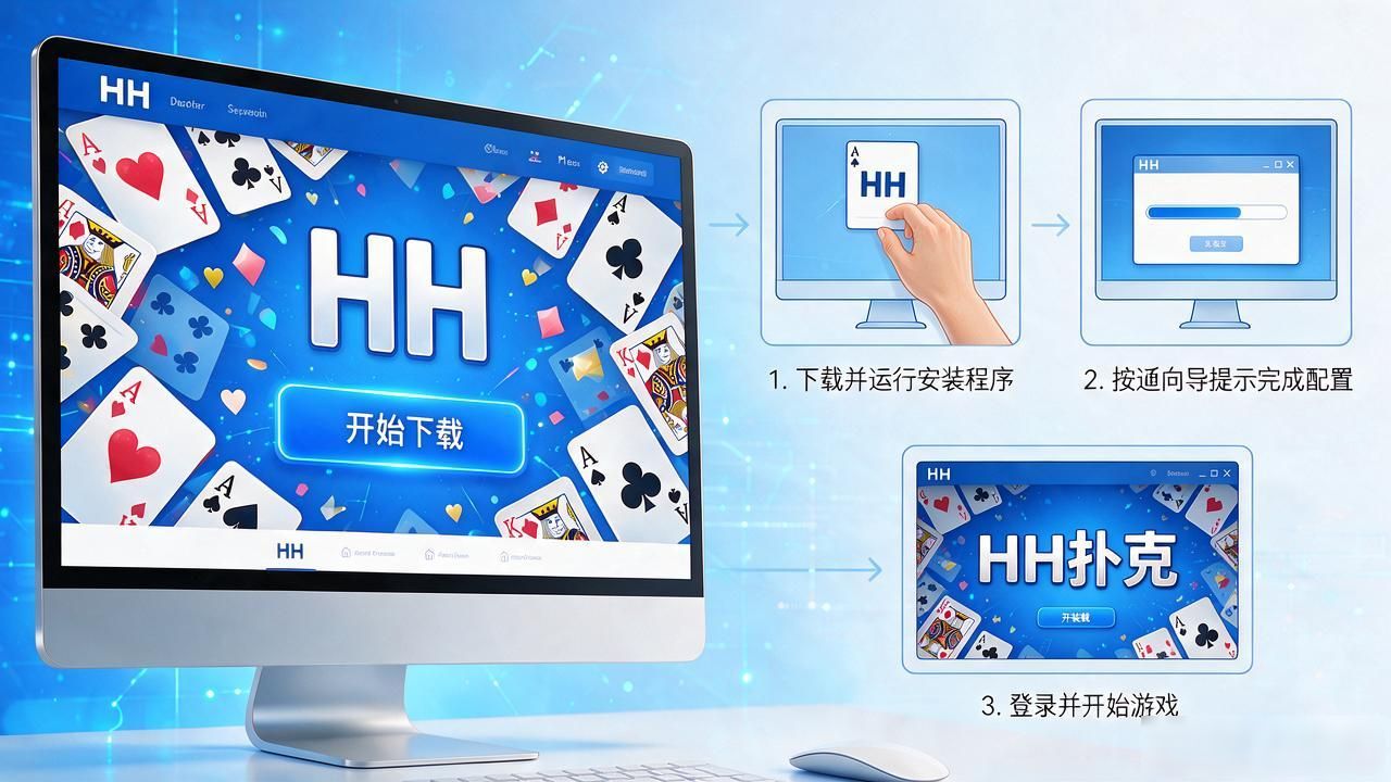 HH扑克游戏下载在哪？手把手教你安装这款德州扑克教学软件